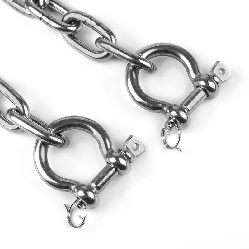 HarborCraft Stainless Steel Anchor Chain with Advanced Lock Ring Shackles Avaiable in 4 Sizes. - Image 2